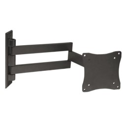 Support wall bracket, dual arm, tilt and orientabilebile for LCD LED TV up to 23 "and 15 kg.